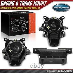 3x Engine Motor & Transmission Mount for Chevrolet Silverado 1500 GMC Cadillac