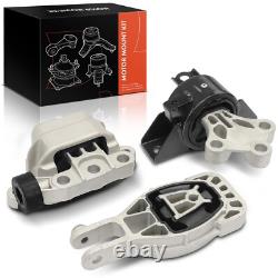 3x Engine Motor & Transmission Mount for Chevrolet Sonic 2012-2019 L4 1.4L Auto