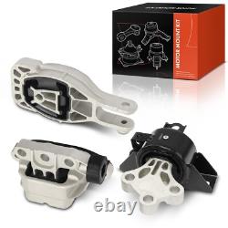 3x Engine Motor & Transmission Mount for Chevrolet Sonic 2012-2019 L4 1.4L Auto