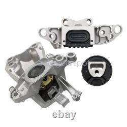 3x Engine & Trans Mounts Set For Chevrolet Cruze 1.4L L4 Turbocharged 2016-2019