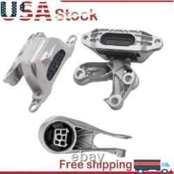 3x For 2016 2017 2018 Chevrolet Malibu 1.5L Engine Motor Auto Trans Mounts Set