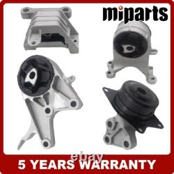 4PCS Engine And Trans Mounts Fit For Chevrolet Malibu 2.4L 6 Speed AT 2009-2012