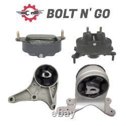 4PCS Engine Motor & Trans Mount Fits Chevy Malibu/ Pontiac G6/ Saturn Aura