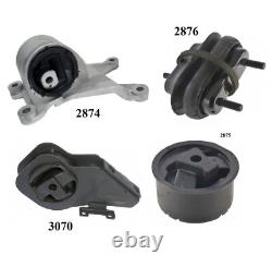 4PCS MOTOR & TRANS MOUNT FIT 1997-2001 Chevrolet Malibu 2.4L & 3.1L Auto Trans