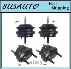 4PCS MOTOR & TRANS MOUNT FIT 2005-2013 Chevrolet Corvette 6.0L & 6.2L