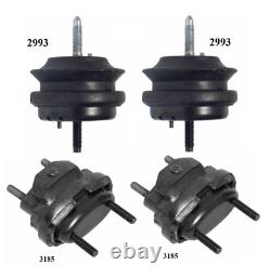 4PCS MOTOR & TRANS MOUNT FIT 2005-2013 Chevrolet Corvette 6.0L & 6.2L