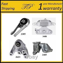 4PCS MOTOR & TRANS MOUNT FOR 2016-2018 Chevrolet Malibu 1.5L Auto Trans