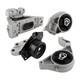 4Pcs Engine Transmission Motor Mount for Chevy HHR 2006-2011 2.0/2.2L A5374 3086