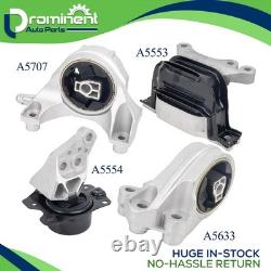 4X Engine Motor & Transmission Mount for 2013-2017 GMC Terrain V6 3.6L AUTO