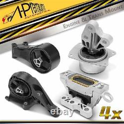 4 Engine Motor Mount & Transmission Mount for Chevrolet Impala 2014-2016 2.5L