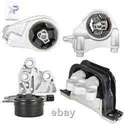 4× Engine Motor & Trans Mount Set 20839834 For 2012-2016 Chevrolet Equinox 2.4L