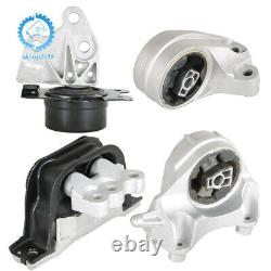 4× Engine Motor & Trans Mount Set For 2011-2016 Chevrolet Equinox 2.4L 20839834