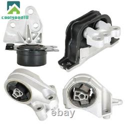 4× Engine Motor & Trans Mount Set For 2011-2016 Chevrolet Equinox 2.4L 20839834