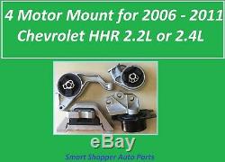 4 Motor Mount for 2006 2007 2011 Chevrolet HHR 2.2L 2.4L Automatic Motor Mount