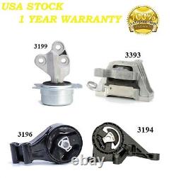 4 PCS MOTOR & TRANMISSION MOUNT FIT 2014-2017 Chevrolet Impala 2.5L