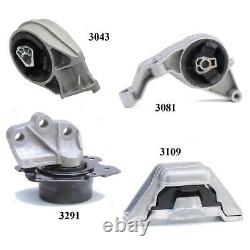 4 PCS MOTOR & TRANS MOUNT FIT 2005, 2009-2010 Chevrolet Cobalt 2.2L Auto Trans