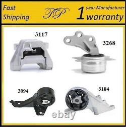 4 PCS MOTOR & TRANS MOUNT FOR 2006-2007 Chevrolet Malibu 2.2L Auto Trans