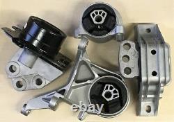 4pc Motor Mounts fit FWD AWD Chevy Equinox 2007 2009 3.4L Engine AUTO Trans