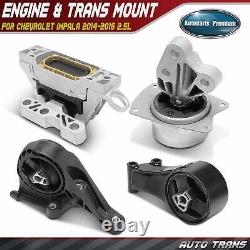 4pcs Engine Motor Mount & Transmission Mount for Chevrolet Impala 2014-2016 2.5L