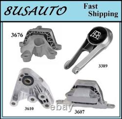 4pcs Motor & Trans Mount Fit 2017-2022 Chevrolet Malibu 2.0l
