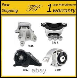 4pcs Motor & Trans Mount For 2019-2025 Chevrolet Blazer 3.6l 4wd