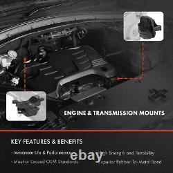 4x Auto Engine Motor & Transmission Mount for Chevrolet Equinox 2010-2017 GMC