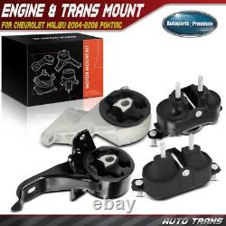 4x Auto Engine Motor & Transmission Mount for Chevrolet Malibu Pontiac V6 3.5L
