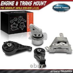 4x Auto Trans Engine Motor & Transmission Mount for Chevrolet Impala 2016-2019