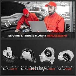 4x Engine Motor Mount & Transmission Mount for Chevrolet Equinox Terrain 10-17