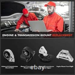 4x Engine Motor & Transmission Mount for Chevy Cobalt Pontiac G5 Manual Trans