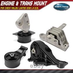 4x Engine Motor & Transmission Mount for Chevy Malibu Limited 2016 Auto Trans