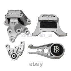 4x Engine & Transmission Mount Kit For 2018-20 Chevrolet Equinox GMC Terrain FWD
