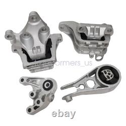 4x Engine & Transmission Mount Kit For 2018-20 Chevrolet Equinox GMC Terrain FWD