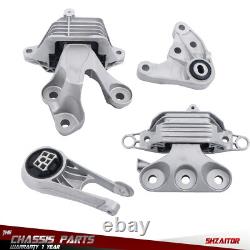 4x Motor & Transmission Mount Set For Chevrolet Malibu 16-18 1.5L 84034273