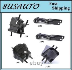 5 PCS MOTOR & TRANS MOUNT FIT 2006-2007 Chevrolet Monte Carlo 5.3L Auto Trans