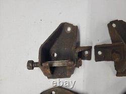 62-67 Chevrolet I6 Inline 6 Cylinder Clamshell Motor Mounts Engine Brackets OEM