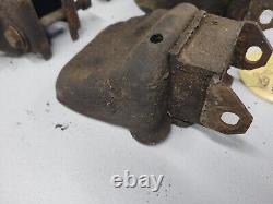 62-67 Chevrolet I6 Inline 6 Cylinder Clamshell Motor Mounts Engine Brackets OEM