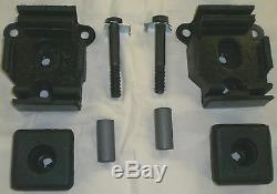 67-71 Chevy/GMC Truck Big Block Rubber Motor Mounts Pair Tower 1967 1969 1971 70