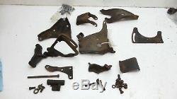 70-76 Chevy Camaro 350 5.7 V8 Complete Set Of Engine Accessory Brackets / A/c