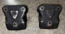 73-87 Original Chevy GMC Clam Shell Motor Mount Brackets 334607 & 334608 PAIR