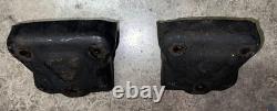 73-87 Original Chevy GMC Clam Shell Motor Mount Brackets 334607 & 334608 PAIR