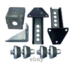 ADV713007 Motor Mount, Weld-On, Steel, Frame Widths up 31 in to Chevy V6 / V8