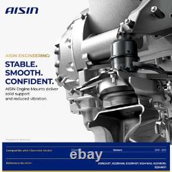 AISIN 3x Engine Motor & Automatic Transmission Mount Set for Chevrolet Camaro