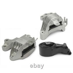 A-Premium 3x Engine Mount & Transmission Mount for Chevrolet Cruze 2011-2016