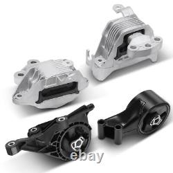 A-Premium 4x Engine Motor Mount & Transmission Mount for Chevy Cruze 11-15 1.4L