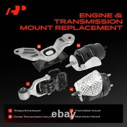 A-Premium 4x Engine Motor & Trans. Mount for Chevy Impala 2012-2013 Auto Trans
