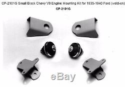 CP-2101G Small Block Chevy V8 Engine Mounting Kit for 1935-1940 Ford (weld-on)