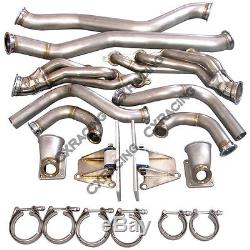 CXRacing LS1 Engine Mount Kit Manifold Header Downpipe For Chevrolet Chevelle