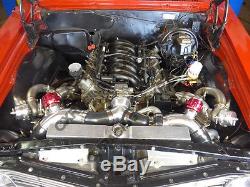 CX LS1 Twin Turbo Intercooler Kit Motor Mounts For 63-65 Chevrolet Chevelle LSx