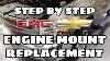 Chevrolet Gmc Silverado Sierra Tahoe Yukon Suburban Motor Engine Mount Install 99 2013